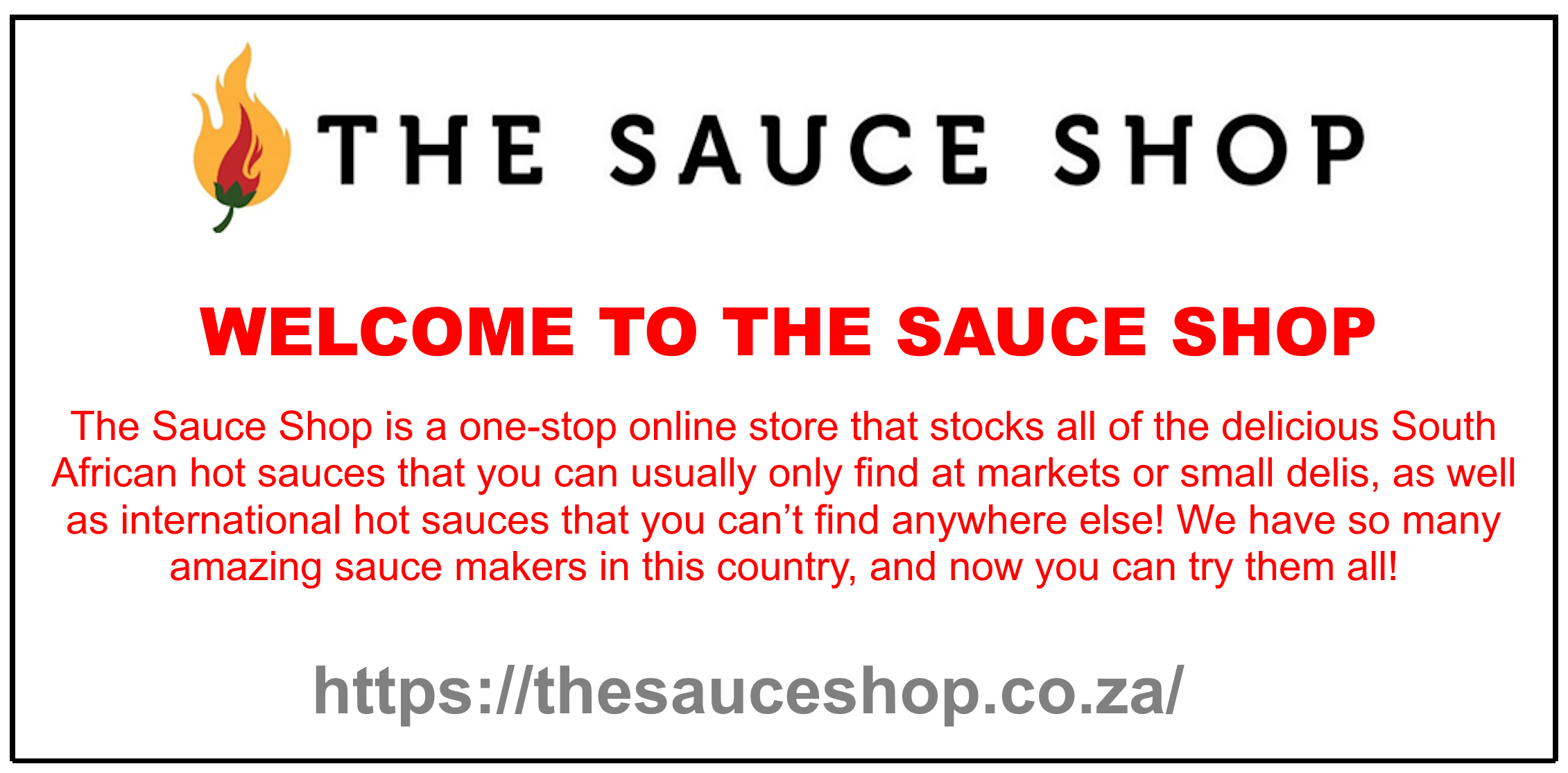 The sauce shop